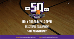 Desktop Screenshot of holycrossmensopen.com