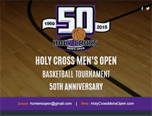 Tablet Screenshot of holycrossmensopen.com